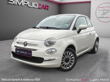 Fiat 500 serie 6 1.2 69 ch lounge toit pano/garantie 12mois occasion simplicicar lyon nord simplicicar simplicibike france