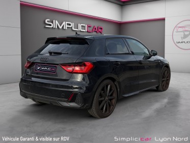 Audi a1 sportback 30 tfsi 110 ch s tronic 7 s line  full black  carplay garantie 12 mois occasion simplicicar lyon nord...