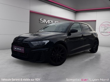 Audi a1 sportback 30 tfsi 110 ch s tronic 7 s line  full black  carplay garantie 12 mois occasion simplicicar lyon nord...