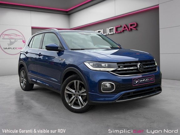 Volkswagen t-cross 1.0 tsi 115 start/stop dsg7 r-line / garantie 12 mois / camera de recul occasion simplicicar lyon nord...