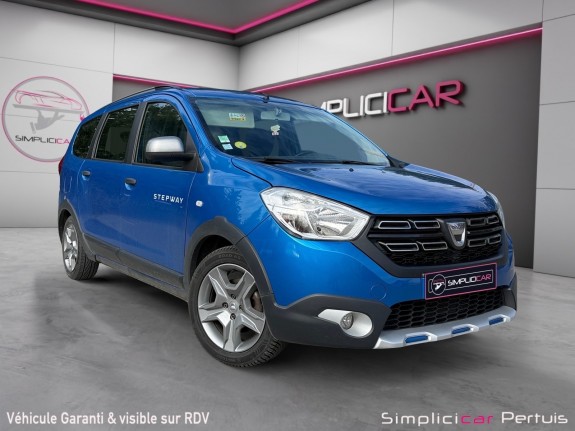 Dacia lodgy blue dci 115 7 places stepway 1ère main entretien complet dacia garantie 12 mois occasion simplicicar pertuis ...