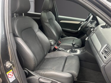 Audi q3 q3 2.0 tdi 120 ch midnight series s-line - faible kms - toit ouvrant panoramique - caméra de recul - garantie 12...