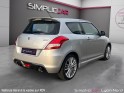 Suzuki swift sport 1.6 vvt 136ch protection céramique/échappement sport/garantie 12 mois occasion simplicicar lyon nord...