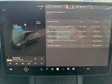 Tesla model 3 autonomie standard plus rwd 60kw garantie autopilot  garantie 12  mois occasion simplicicar lyon nord...