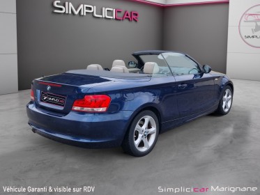 Bmw serie 1 cabriolet e88 lci 118i 143 ch radar ar/capote électrique/sièges avant chauffants garantie 12 mois occasion...