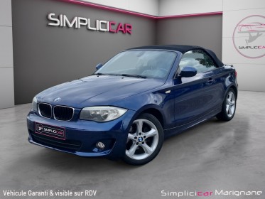 Bmw serie 1 cabriolet e88 lci 118i 143 ch radar ar/capote électrique/sièges avant chauffants garantie 12 mois occasion...