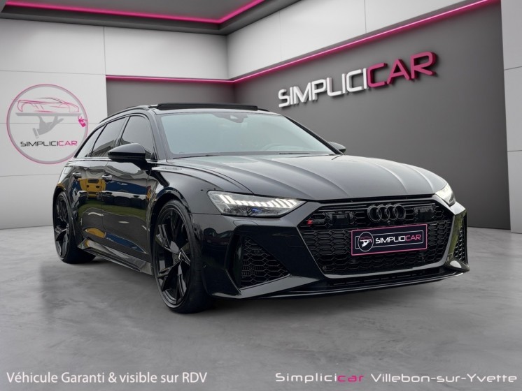 Audi rs6 avant v8 4.0 tfsi 600 freins ceramique audio bo carbone immat fr malus payÉ garantie 12 mois occasion simplicicar...
