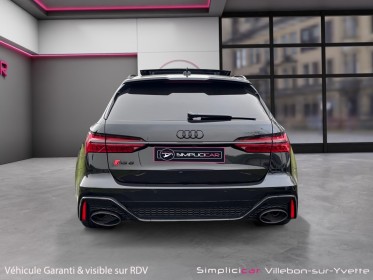 Audi rs6 avant v8 4.0 tfsi 600 freins ceramique audio bo carbone immat fr malus payÉ garantie 12 mois occasion simplicicar...