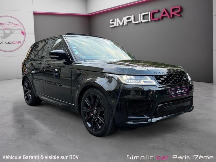 Land rover range rover sport 404 ch/ tout entretien land rover/ toit ouvrant/ son meridian/ siege electrique/ boite a gant......