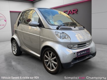 Smart smart fortwo cabrio smart 61 cv pure - cabriolet - très peu de kilomètres - entretien à jour occasion...