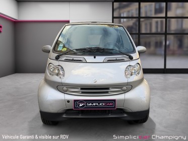 Smart smart fortwo cabrio smart 61 cv pure - cabriolet - très peu de kilomètres - entretien à jour occasion...