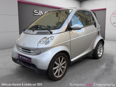 Smart smart fortwo cabrio smart 61 cv pure - cabriolet - très peu de kilomètres - entretien à jour occasion...