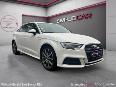 Audi a3 sportback 2.0 tdi 150 s tronic 6 design luxe entretien audi apple carplay garantie 12 mois occasion montpellier (34)...