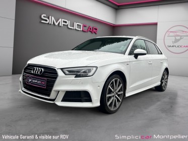 Audi a3 sportback 2.0 tdi 150 s tronic 6 design luxe entretien audi apple carplay garantie 12 mois occasion montpellier (34)...