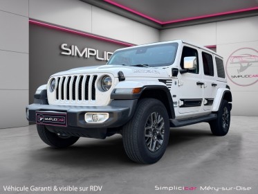 Jeep wrangler my21 unlimited 4xe 2.0 l t 380 ch phev 4x4 bva8 overland sky one touch garantie 12 mois occasion simplicicar...