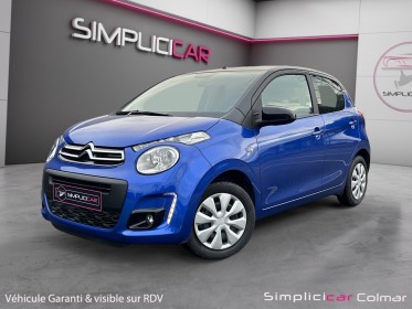 Citroen c1 vti 72 ss millenium 5p ecran caméra de recul bluetooth garantie 12 mois occasion simplicicar colmar simplicicar...