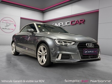 Audi a3 cabriolet 2.0 tdi 150 s line garantie 12 mois sièges chauffants capote acoustique roue de secours occasion...