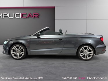 Audi a3 cabriolet 2.0 tdi 150 s line garantie 12 mois sièges chauffants capote acoustique roue de secours occasion...