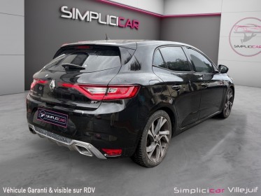 Renault megane iv berline tce 205 energy edc gt, affichage tête haute, cameras de recul, radar avant arrière, garantie...