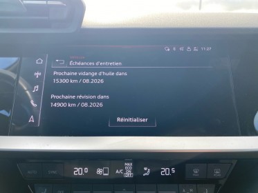 Audi a3 sportback 35 tfsi mild hybrid 150 s tronic 7 design sièges chauffants radar de recul carplay garantie 12 mois...