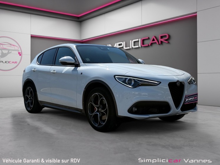 Alfa romeo stelvio my22 2.2 210 ch q4 at8 ti, apple carplay, toit ouvrant panoramique, garantie 12 mois occasion scl 56 -...