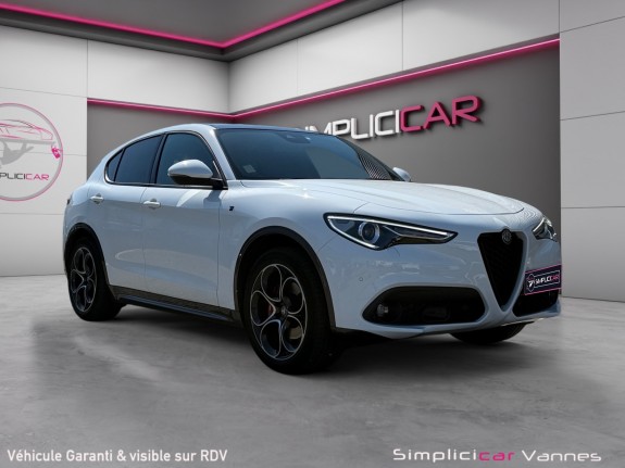 Alfa romeo stelvio my22 2.2 210 ch q4 at8 ti, apple carplay, toit ouvrant panoramique, garantie 12 mois occasion scl 56 -...