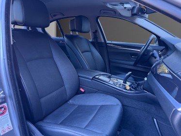 Bmw serie 5 f10 520d 184ch luxe a caméra de recul radar de stationnement avant arriere start and stop garantie 12 mois...