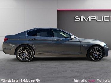 Bmw serie 5 f10 520d 184ch luxe a caméra de recul radar de stationnement avant arriere start and stop garantie 12 mois...
