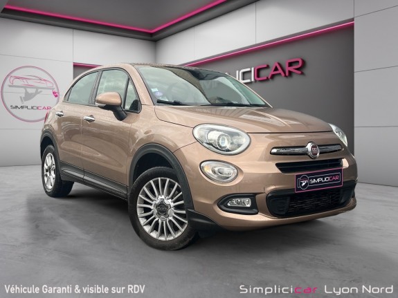 Fiat 500x my17 1.4 multiair 140 ch lounge - faible kms - caméra de recul - garantie 12 mois occasion simplicicar lyon nord...
