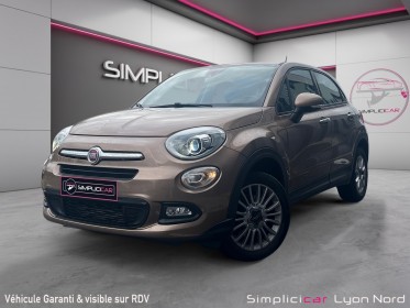 Fiat 500x my17 1.4 multiair 140 ch lounge - faible kms - caméra de recul - garantie 12 mois occasion simplicicar lyon nord...