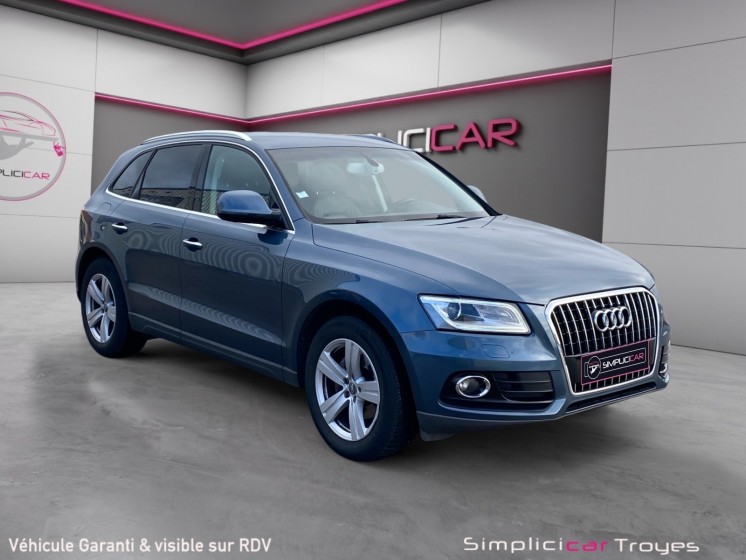 Audi q5 2.0 tdi 136 sièges chauffants hayon électrique régulateur garantie 12 mois occasion barberey simplicicar...