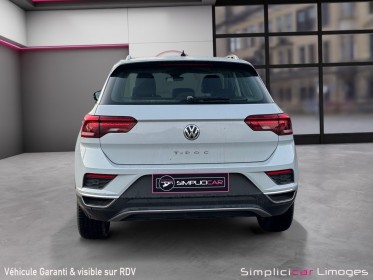 Volkswagen t-roc 1.5 tsi 150 evo start/stop bvm6 carat exclusive occasion simplicicar limoges  simplicicar simplicibike france