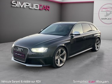 Audi rs4 avant b8 4.2 v8 fsi 450 ch quattro s tronic 7 rapports pack f1 / entretien à jour / garantie 12 mois occasion...