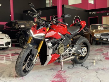 Ducati streetfighter  v4 s akrapovic garantie 12 mois  premiere main  suivi ducati occasion simplicicar annecy simplicicar...