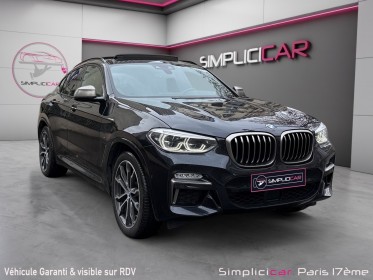 Bmw x4 g02 m40d 326ch bva8 / toit-ouvrant / car-play / garantie 12 mois occasion paris 17ème (75)(porte maillot) simplicicar...