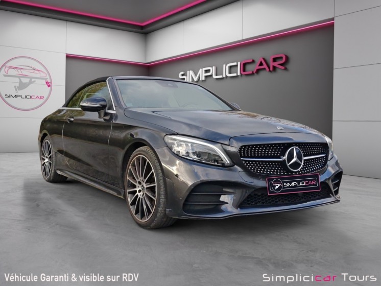 Mercedes classe c cabriolet 220 d 9g-tronic 4matic amg line origine france occasion simplicicar tours  simplicicar...