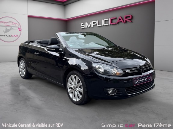 Volkswagen golf cabriolet 1.2 tsi 105 carat - garantie 12 mois - siÈges chauffant occasion paris 17ème (75)(porte maillot)...