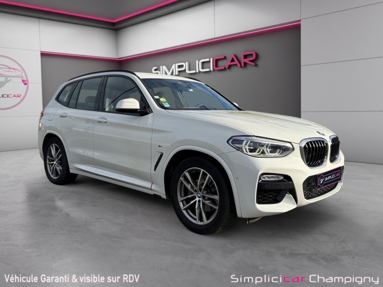 Bmw x3 g01 xdrive20d 190ch - m sport - apple carplay - led - camera - cuir occasion champigny-sur-marne (94) simplicicar...