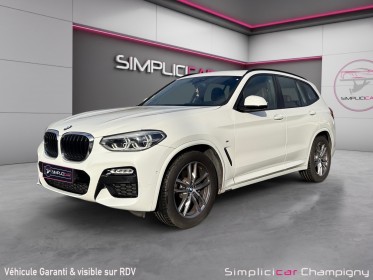 Bmw x3 g01 xdrive20d 190ch - m sport - apple carplay - led - camera - cuir occasion champigny-sur-marne (94) simplicicar...