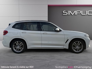 Bmw x3 g01 xdrive20d 190ch - m sport - apple carplay - led - camera - cuir occasion champigny-sur-marne (94) simplicicar...