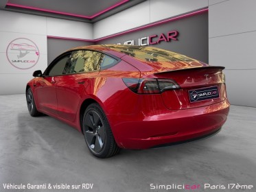 Tesla model 3 autonomie standard plus rwd / becquet arr carbone / garantie 12 mois occasion paris 17ème (75)(porte maillot)...