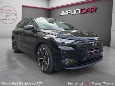 Audi q4 e-tron sportback 40 204 ch 82 kwh s line / premiere main / tva recuperable occasion paris 17ème (75)(porte maillot)...