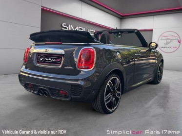 Mini cabriolet f57 231 ch john cooper works bva6 finition jcw exclusive design premiere main occasion paris 17ème (75)(porte...