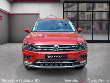 Volkswagen tiguan 2.0 tdi 150 dsg7 4motion carat exclusive 1er main suivi complet vw occasion paris 17ème (75)(porte...
