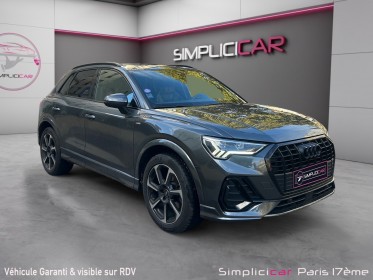 Audi q3 q3 35 tfsi 150 ch s tronic 7 s line-toit ouvrant-car play-camera de recul-garantie 12 mois occasion paris 17ème...