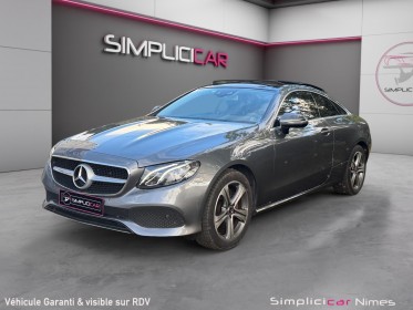Mercedes classe e coupe 220 d 4matic executive - toit ouvrant - caméra - led d'ambiance - sièges chauffants - garantie...