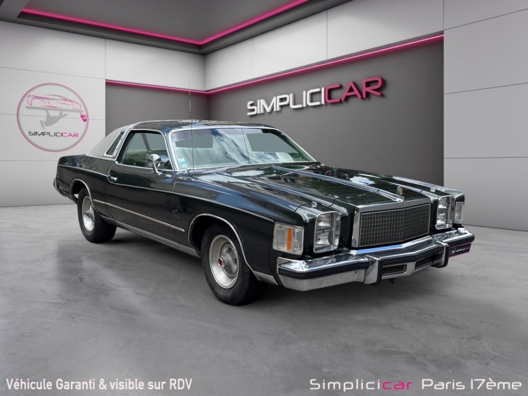 Chrystler cordoba occasion paris 17ème (75)(porte maillot) simplicicar simplicibike france