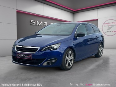 Peugeot 308 sw 1.6 bluehdi 120ch eat6 gt line - toit pano/cuir/sono denon/cuir - garantie 12 mois occasion simplicicar...