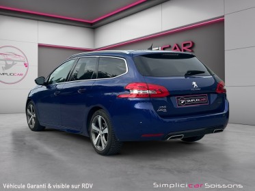 Peugeot 308 sw 1.6 bluehdi 120ch eat6 gt line - toit pano/cuir/sono denon/cuir - garantie 12 mois occasion simplicicar...