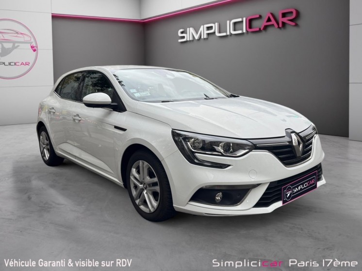 Renault megane iv berline business blue dci 115 business/ tva recuperable / radar de recul / entretien renault occasion paris...